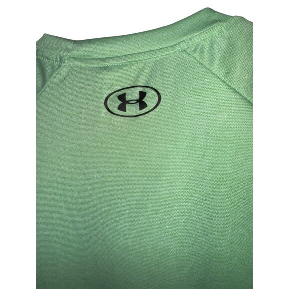 Under Armour Performance Shirt Men Medium Short Sleeve Gym Outdoor Camping Green - Picture 5 of 5